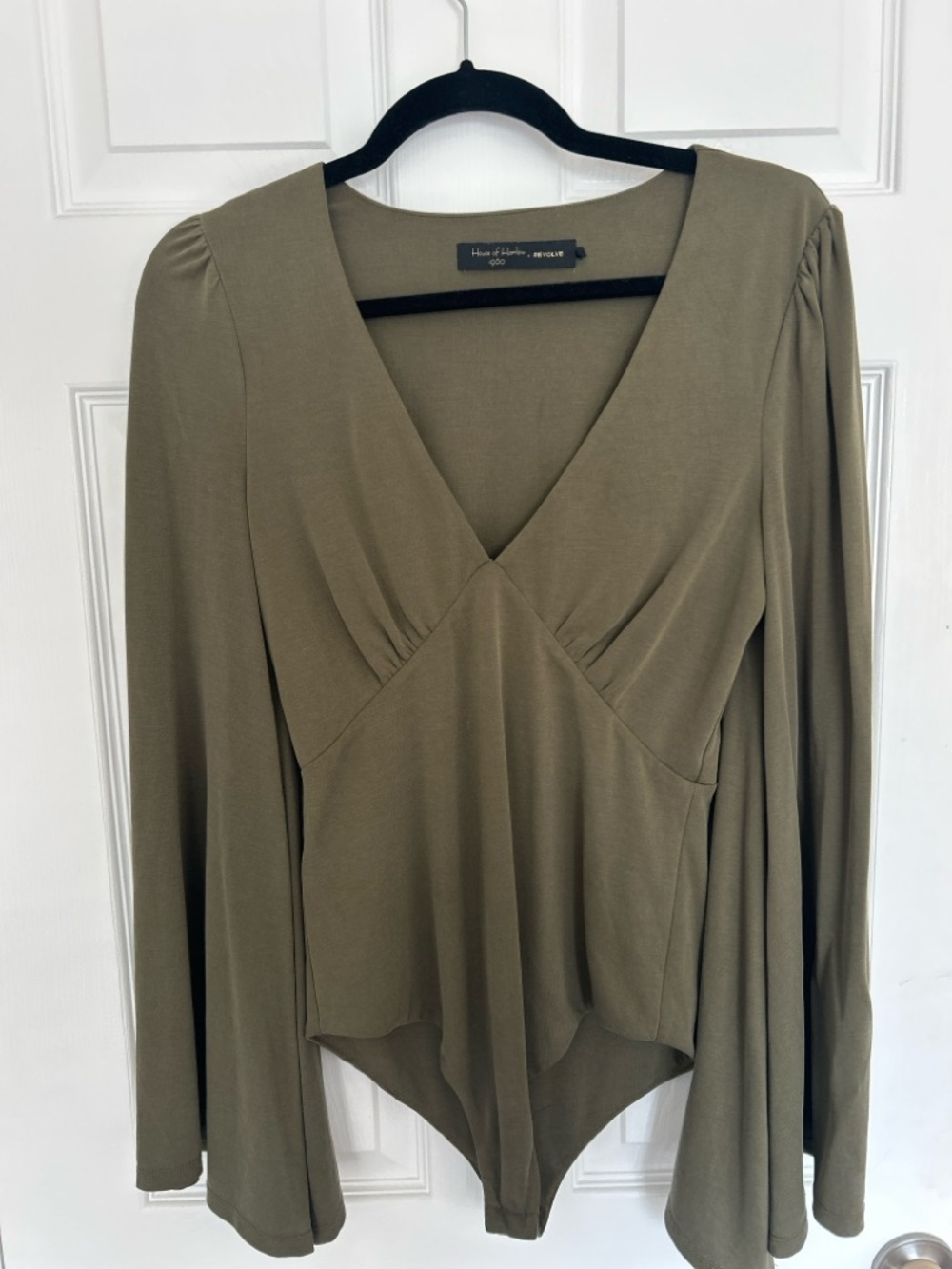House of Harlow/Revolve Flowy Sleeve Bodysuit